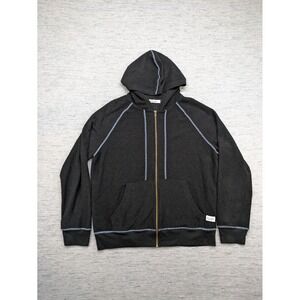 Kinetix Full Zip Hoodie Casual Luxury Activewear Athleisure‎ Black L